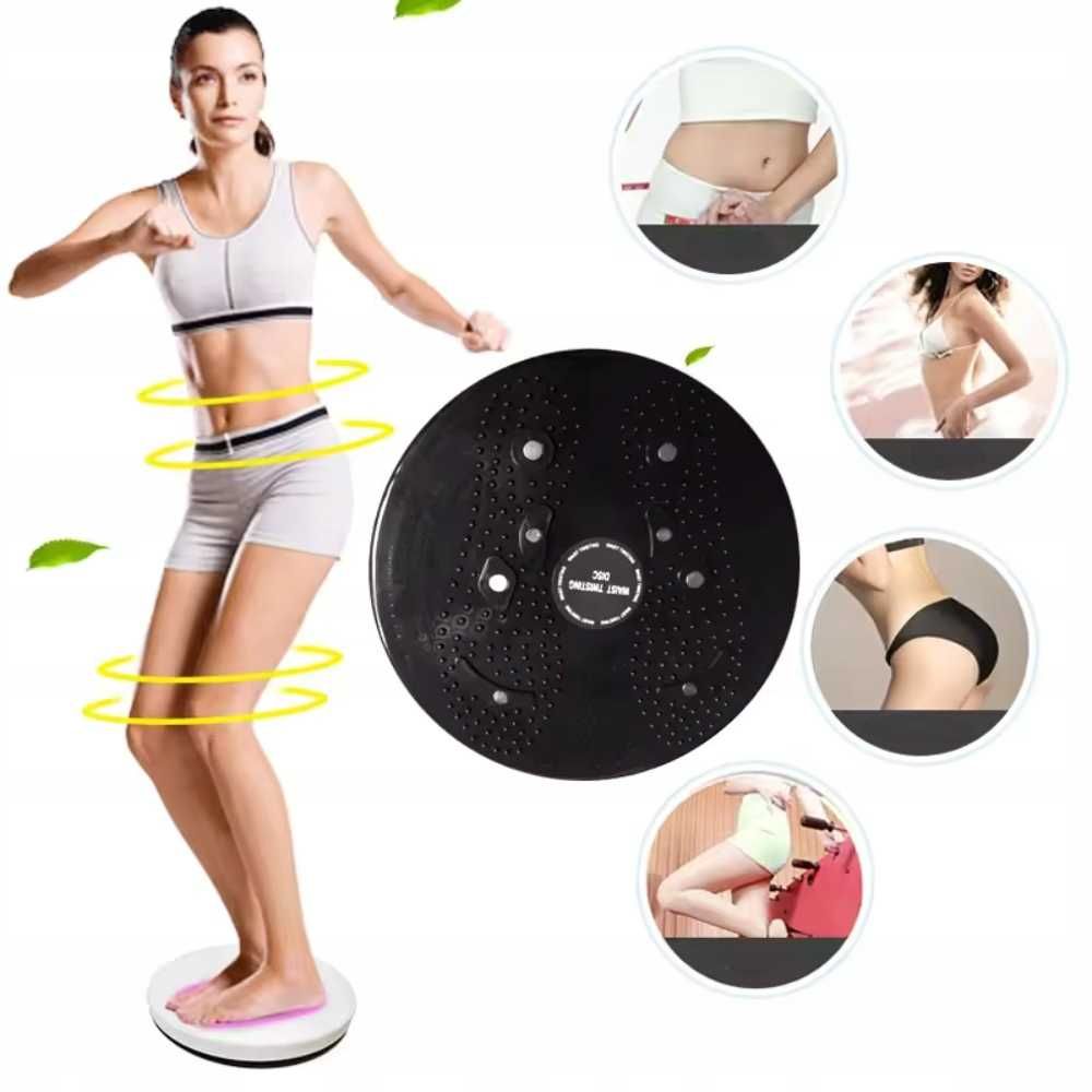 TWISTER DYSK DO ĆWICZEŃ OBROTOWY Masażer Stóp Magnesy Fitness 27x4 cm