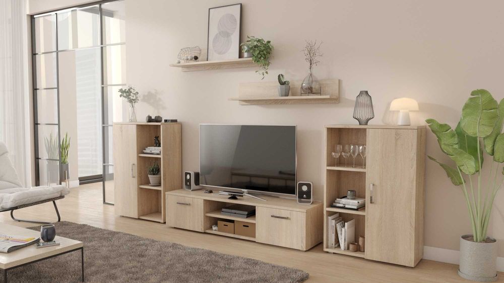 Meblościanka Herkules Meble do salonu pokoju Zestaw Mebli