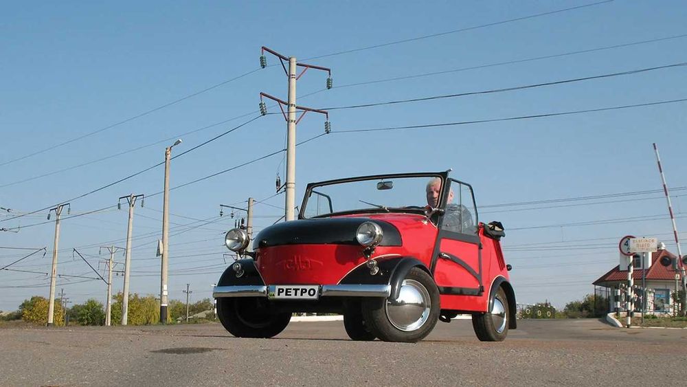 МОТОКОЛЯСКА СМЗ-3а с документами на ходу