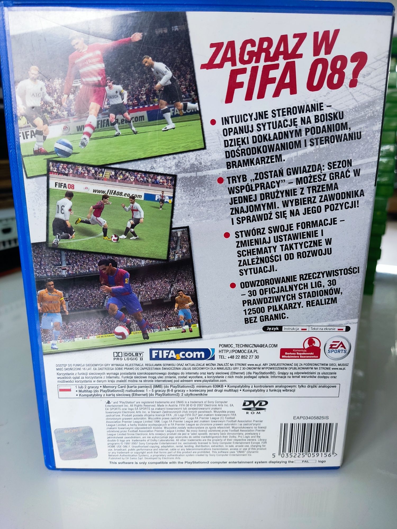 FIFA 08 PL PlayStation 2