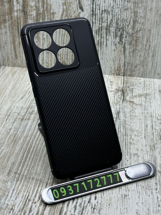 Чехол Carbon Ultimate на Xiaomi 14T/ 14T Pro. Противоударный TPU чохол