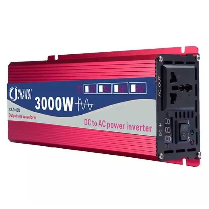 Інвертор 3000W чиста синусоїда 12v-220v перетворювач напруги