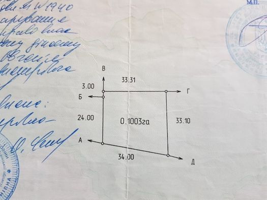 Ділянка в с.Суховолі для будівництва 10соток.