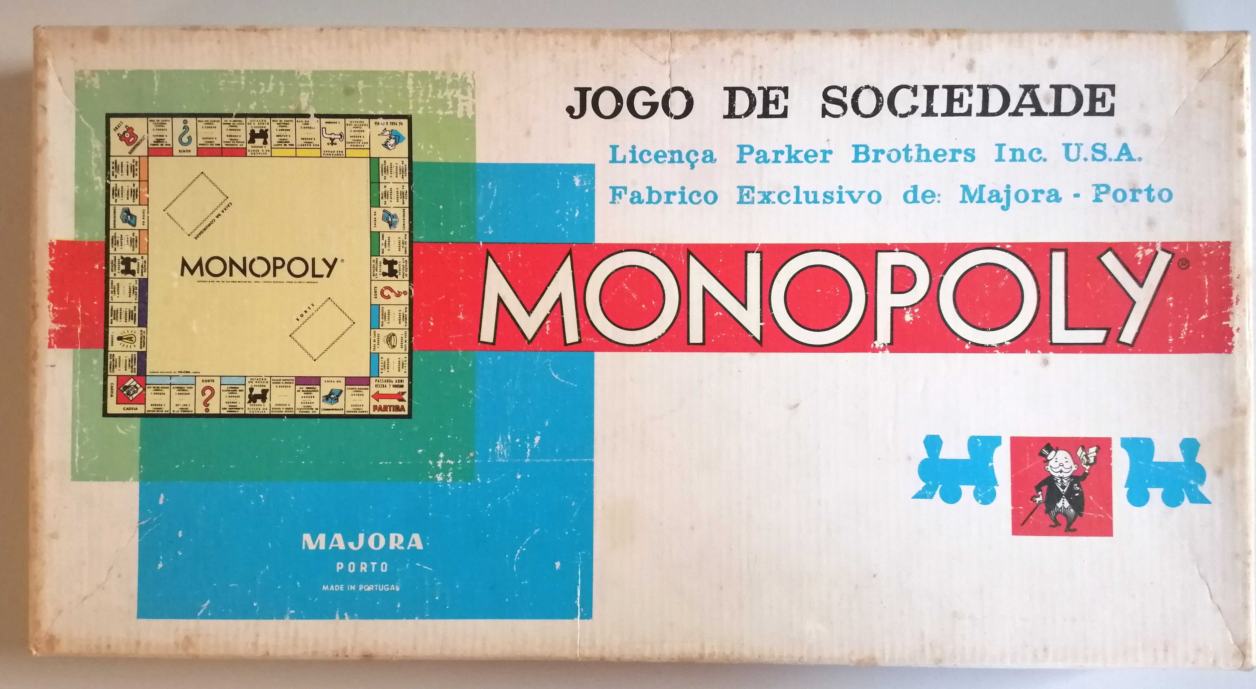 Jogo tabuleiro | Monopólio | Majora | Parker Brothers 1935 | ref 492/1