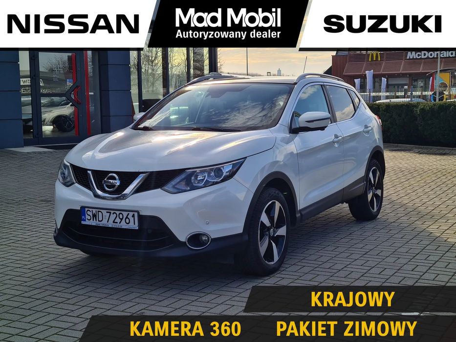 Nissan Qashqai Krajowy, pakiet zimowy, kamera 360