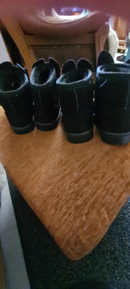Ciepłe botki 27 jak Emu nowe 2 pary