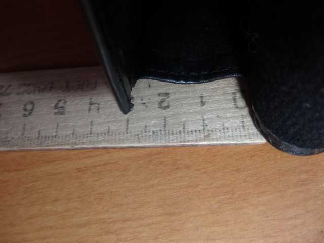 Шкіряний  чорний чехол для фотоапарата Panasonik