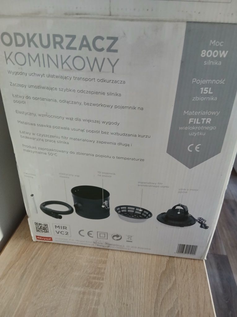 Odkurzacz kominkowy Mirpol