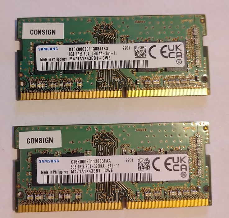 Pamięć RAM do laptopa laptop 16GB 2x8GB DDR4 3200 Samsung