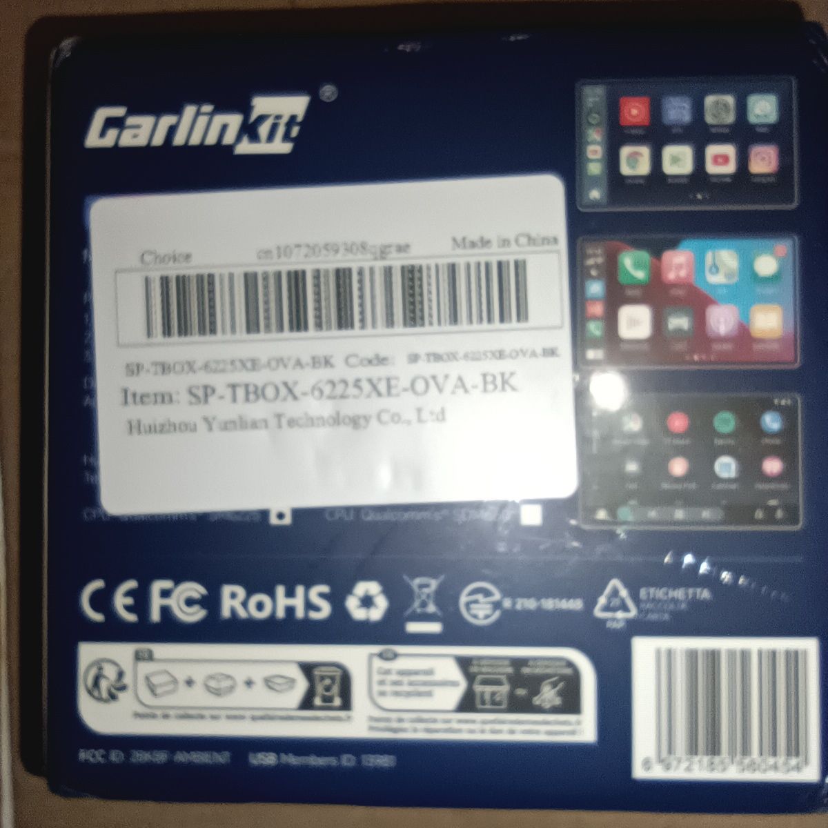 Android 13 Carlinkit Car Play Tbox-Ambient