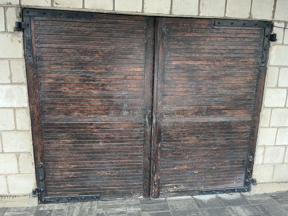 Brama garażowa wrota garażowe drewniane