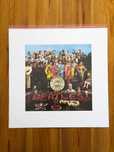 The Beatles Sgt Pepper's Plakat premium Art Print 40x40 cm