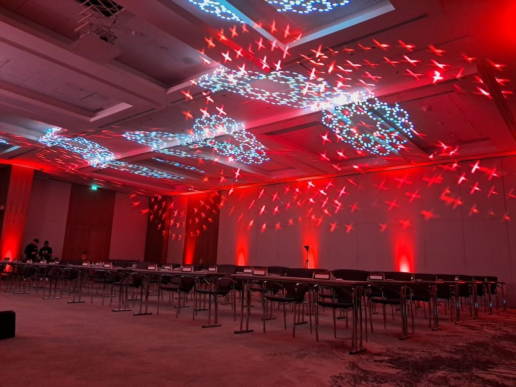 Som, luz e decoração para eventos