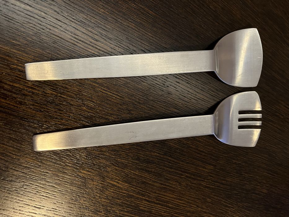 Lyzki do serwowania salatek 28 cm