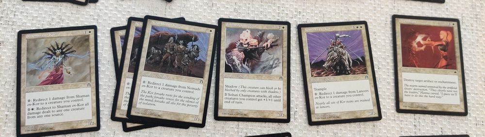 Magic the Gathering cartas aleatórias brancas