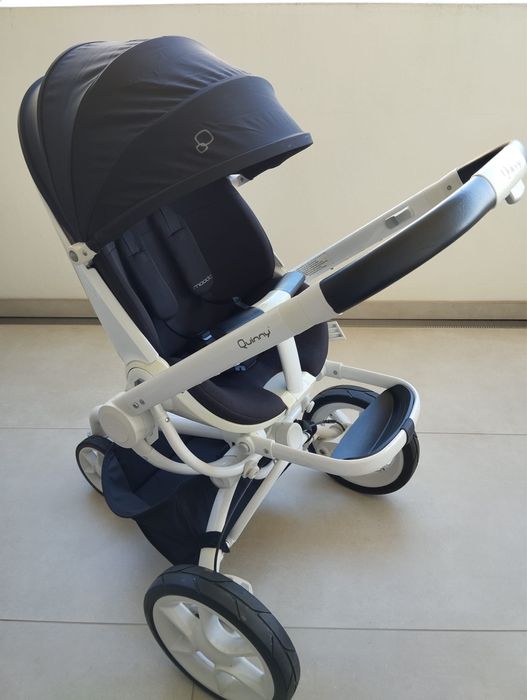 Carrinho Quinny Moodd Black Irony +Babycoque Bebeconfort + Capa