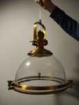 Lampa szklana antiq