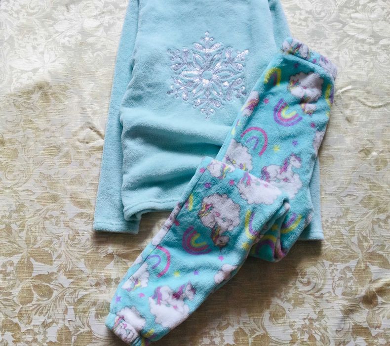 12-13 років, 158 зріст Primark пухнаста флісова піжама на манжетах