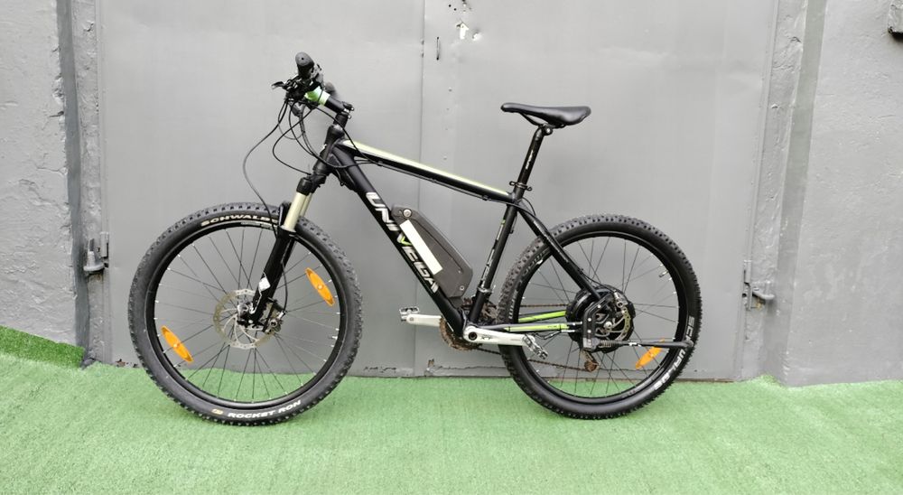 Rower górski MTB elektryczny 26 UNIVEGA, deore, hydraulika