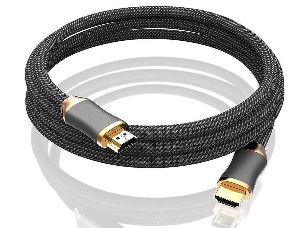 Kabel HDMI 2.1 video ultra high speed 8k 60hz 4k 120hz HQ gold 1,5m