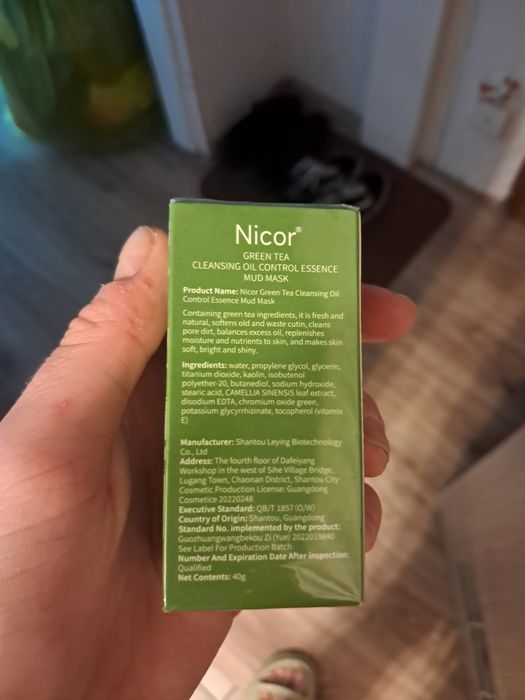 Maseczka zielona herbata