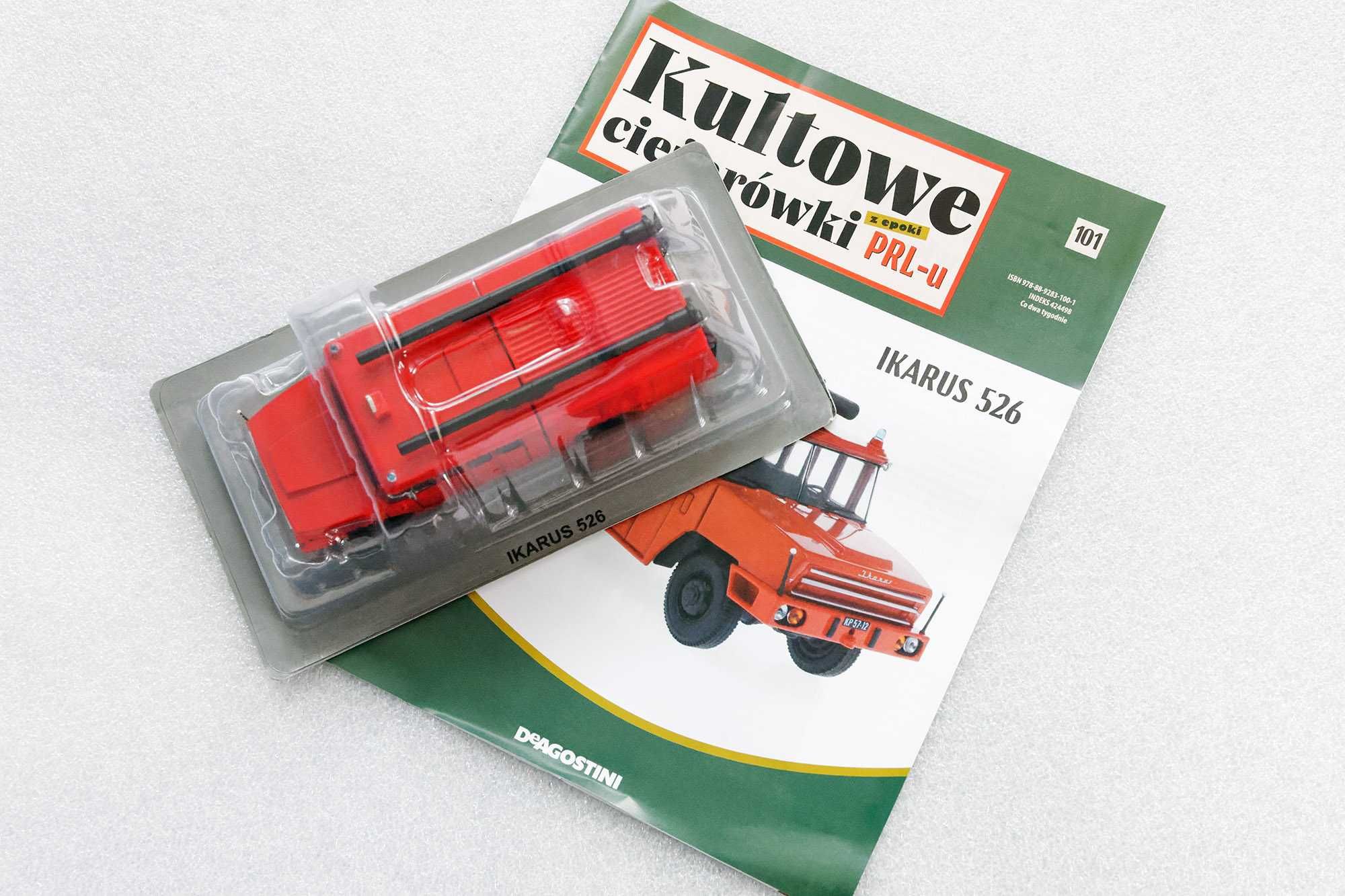 1:43 IKARUS 526 straż pożarna Kultowe ciężarówki PRL nr 101 DeAgostini