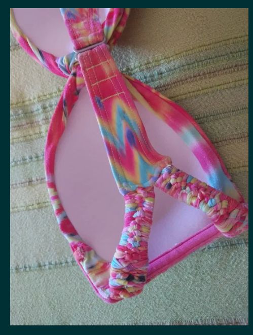 * * * * Novo Billabong Maya Bay Bandeau Bikini Top M * * * *