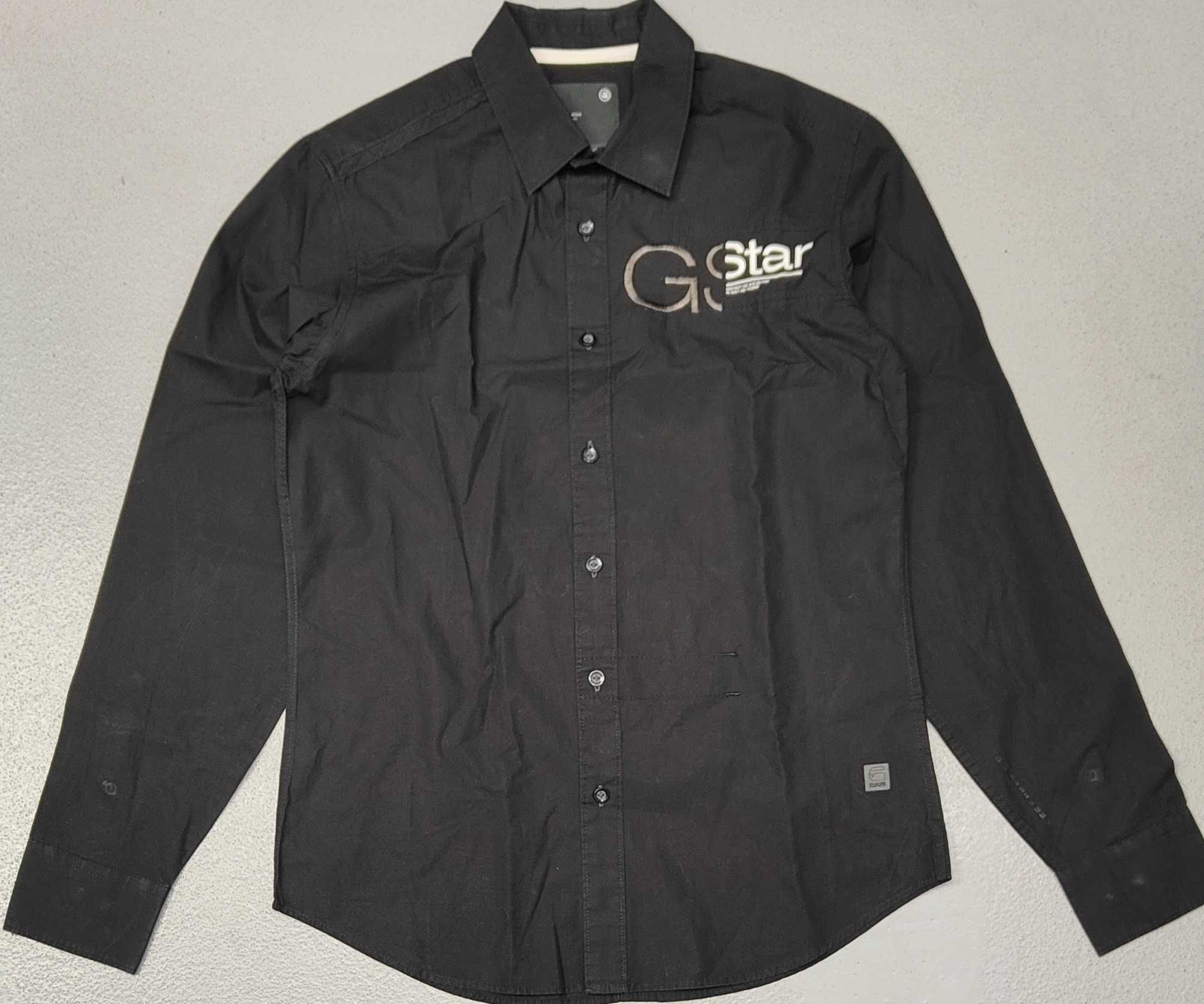 Hr) G-STAR RAW oryginalna logowana koszula męska Roz.M