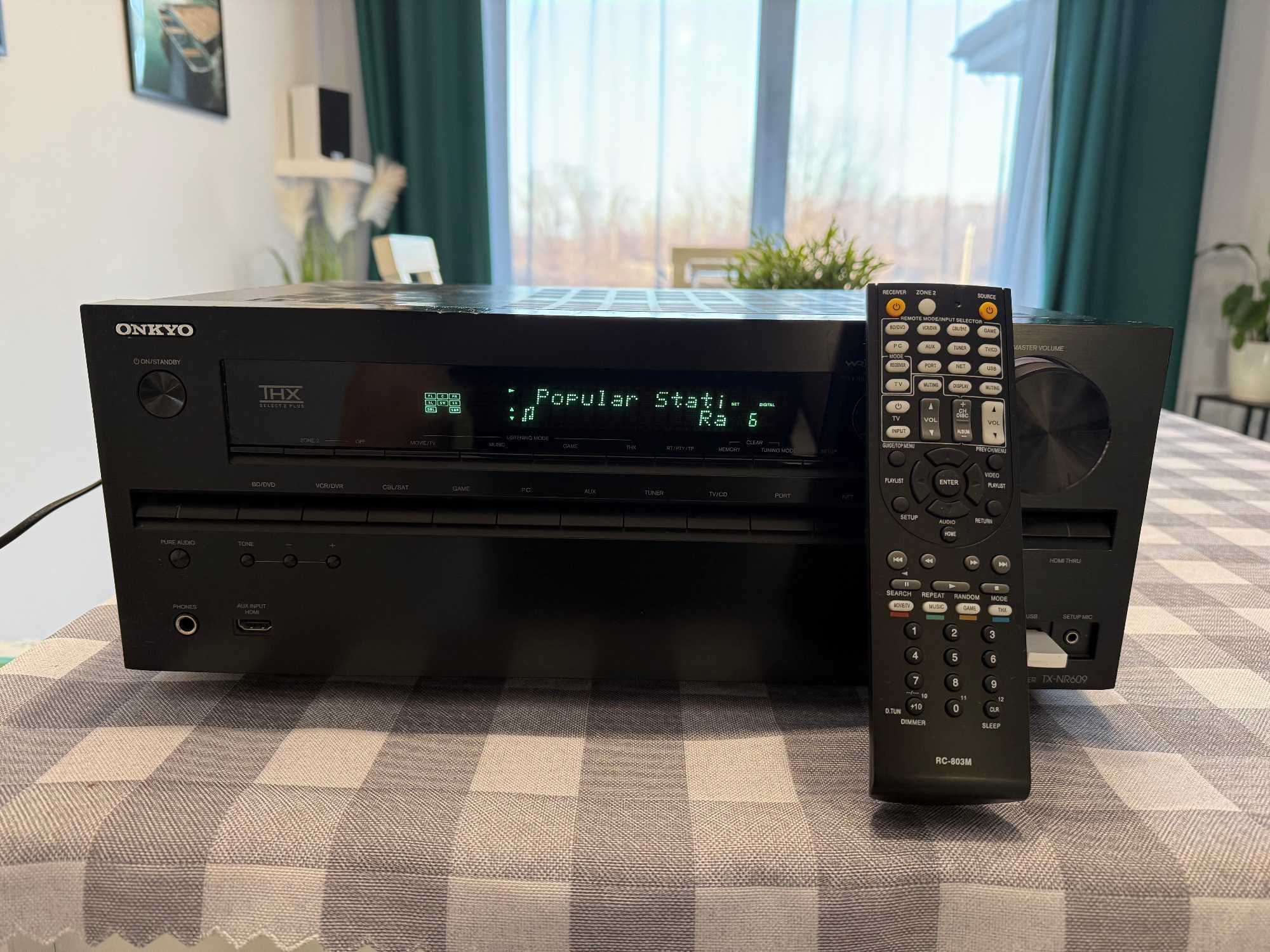 Onkyo TX-NR609 DSP bez wady DZKB4 rok gwarancji