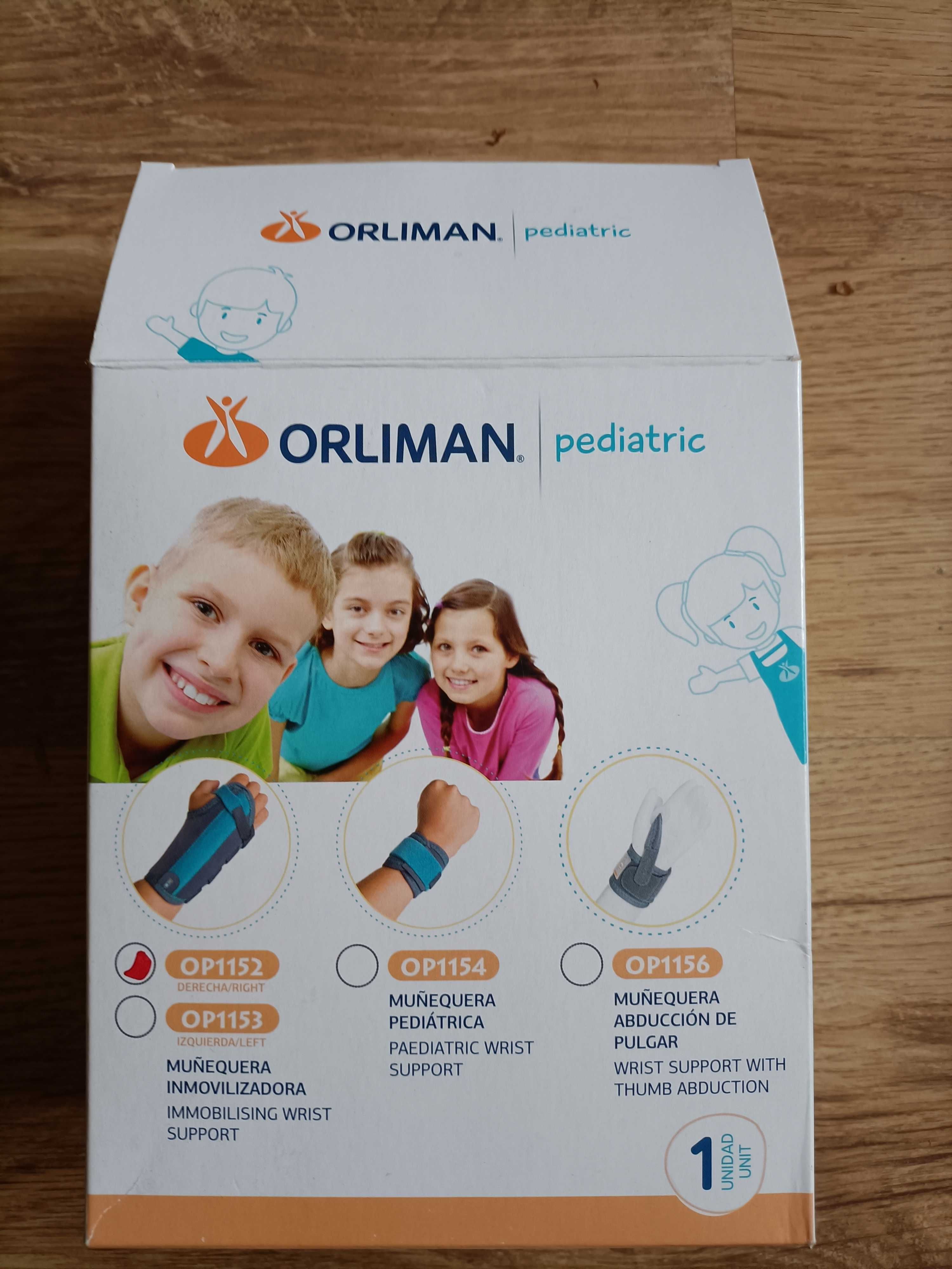 Stabilizator orteza nadgarstka dziecięcy ORLIMAN OP1152