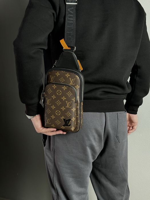 Чоловіча сумка Louis Vuitton мужская сумка слинг барсетка авеню