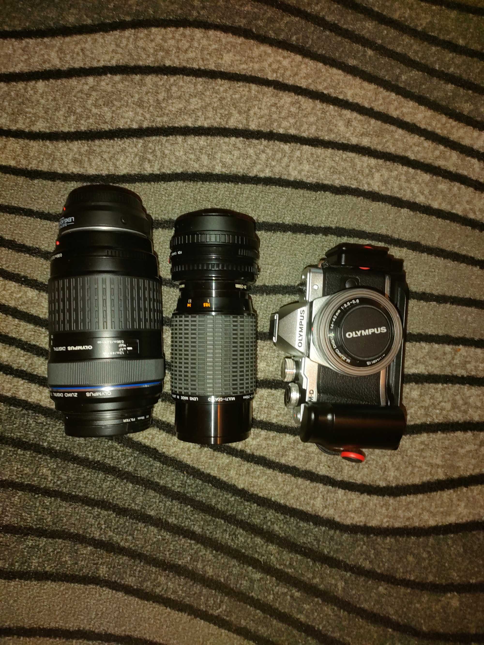 Olympus omd em10 markii +3 obiektywy+torba na aparat