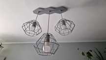 Lampa wisząca szara