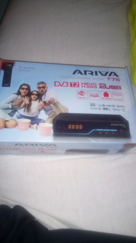 Dekoder Ariva T75 T2 Hevc Nowy