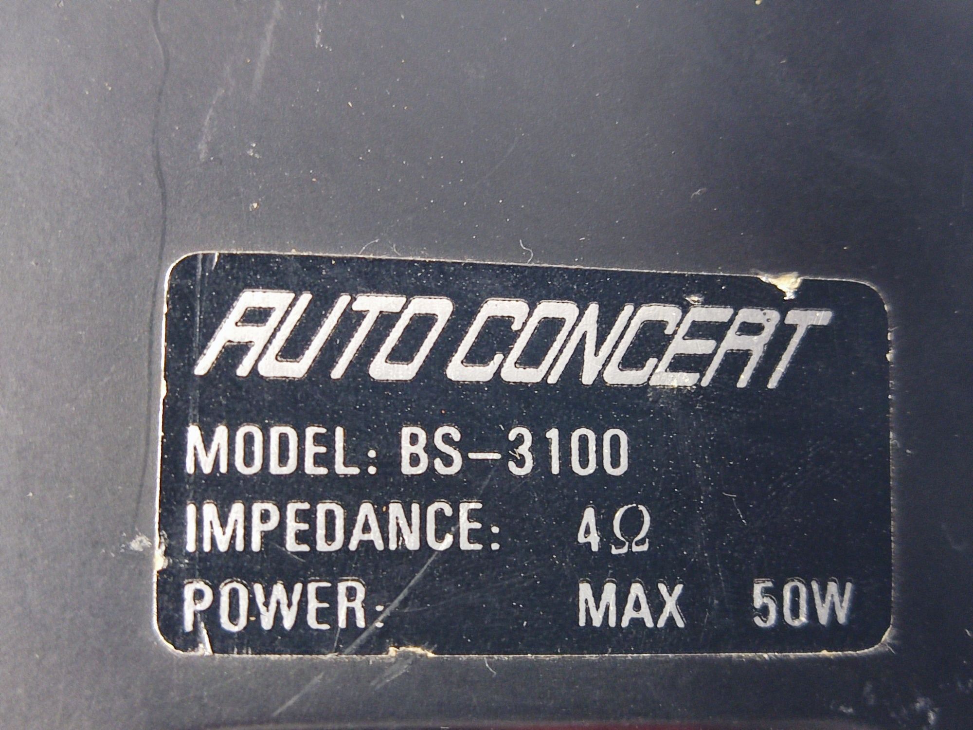 Kolumny Głośniki  auto concert BS 3100 50W 4ohm uchwyty metalowe