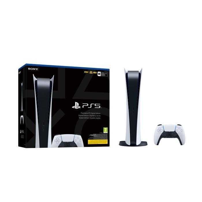 Sony PlayStation 5 Digital 825GB CFI-1216B wersja bez napędu 1 pad FV