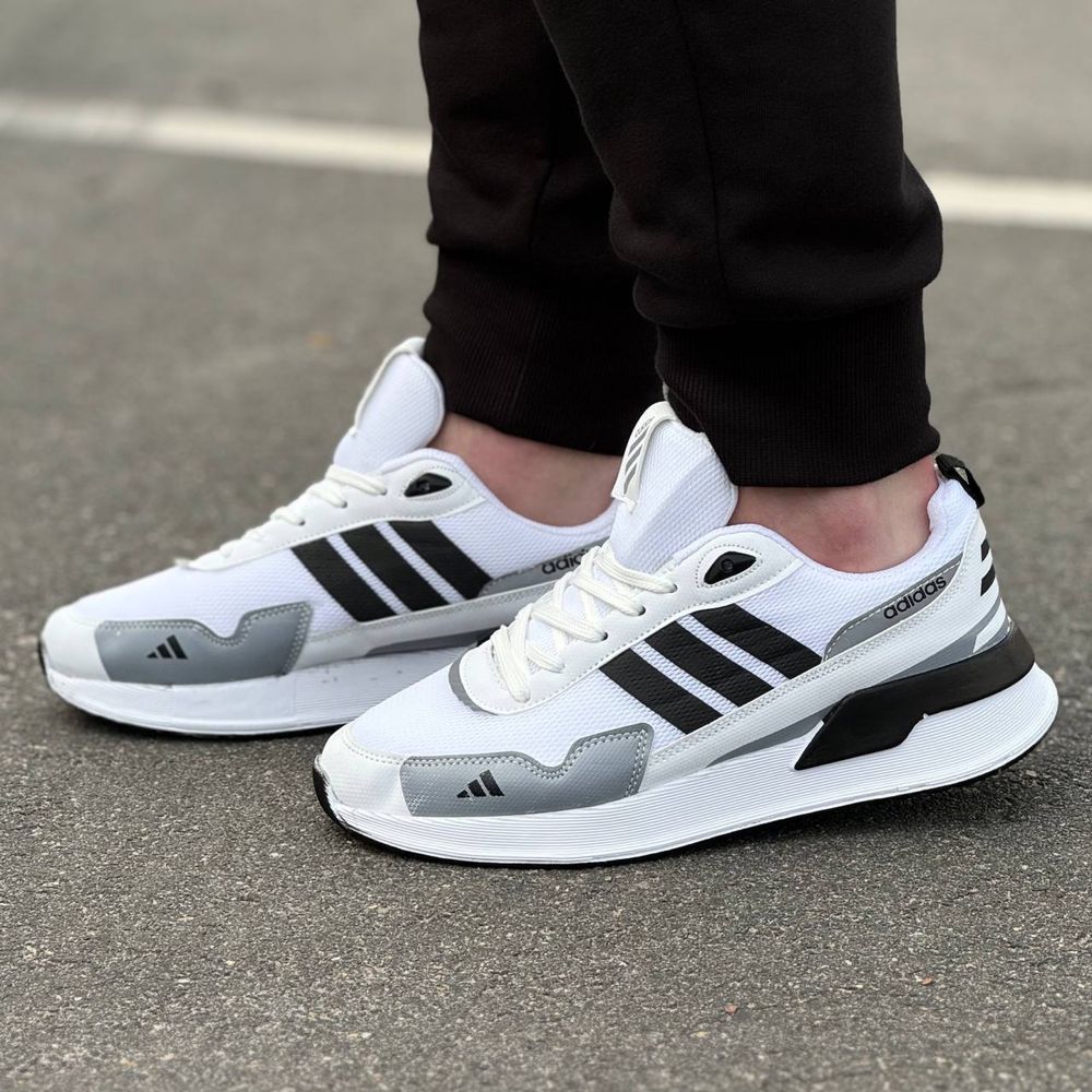 Чоловічі Кросівки Адйдас Білі Adidas White sport 40-44 рм.