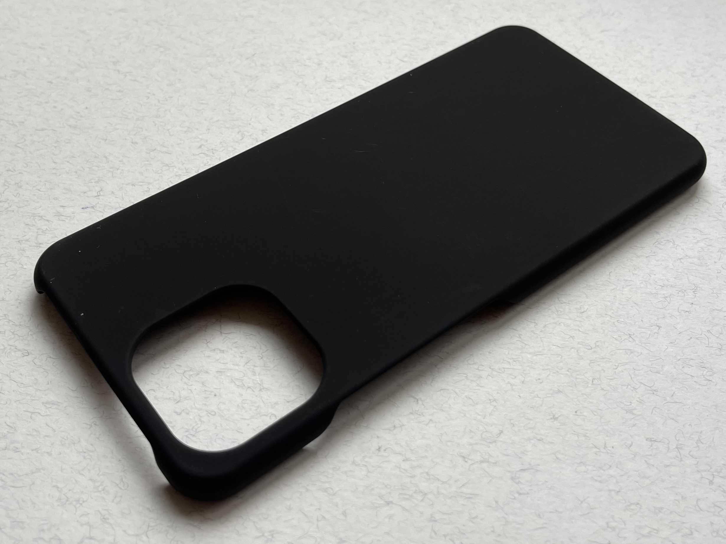 Xiaomi 11 Lite чохол матовий пластик чорний тонкий чехол панель