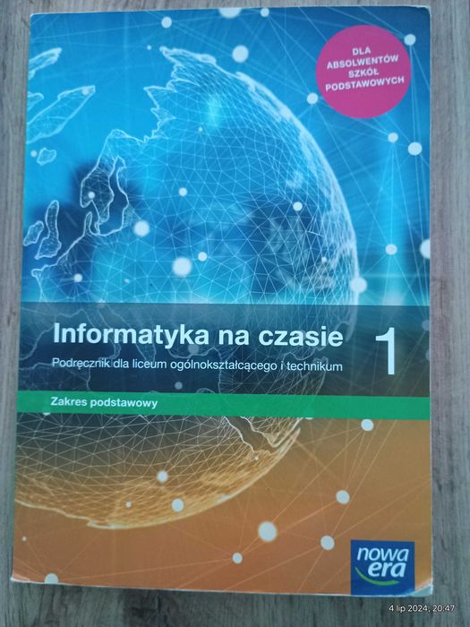 Podręcznik do informatyki klasa I do technikum