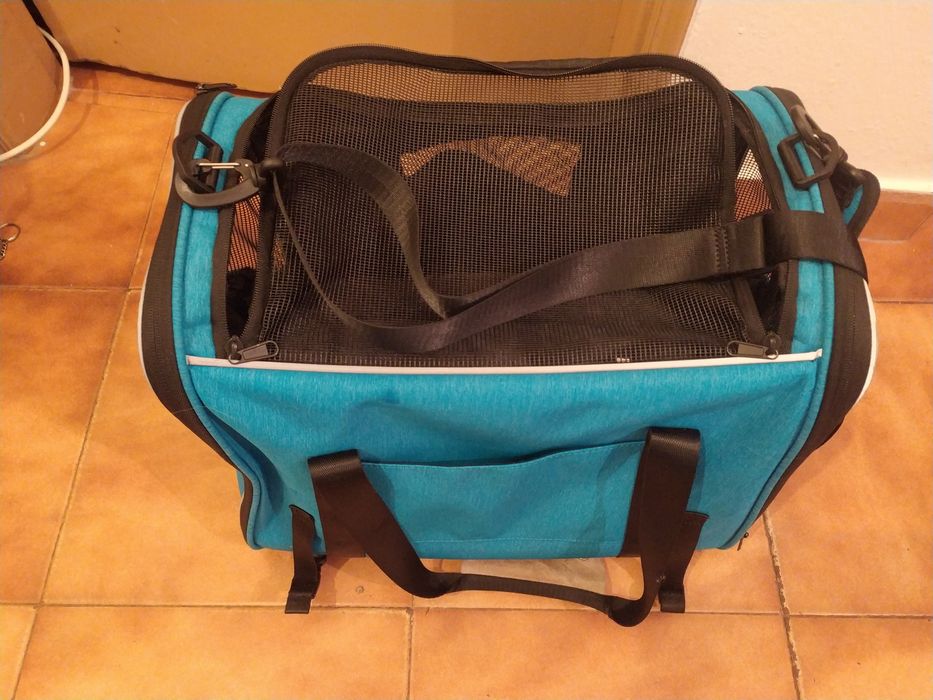 Transportadora mala para animais