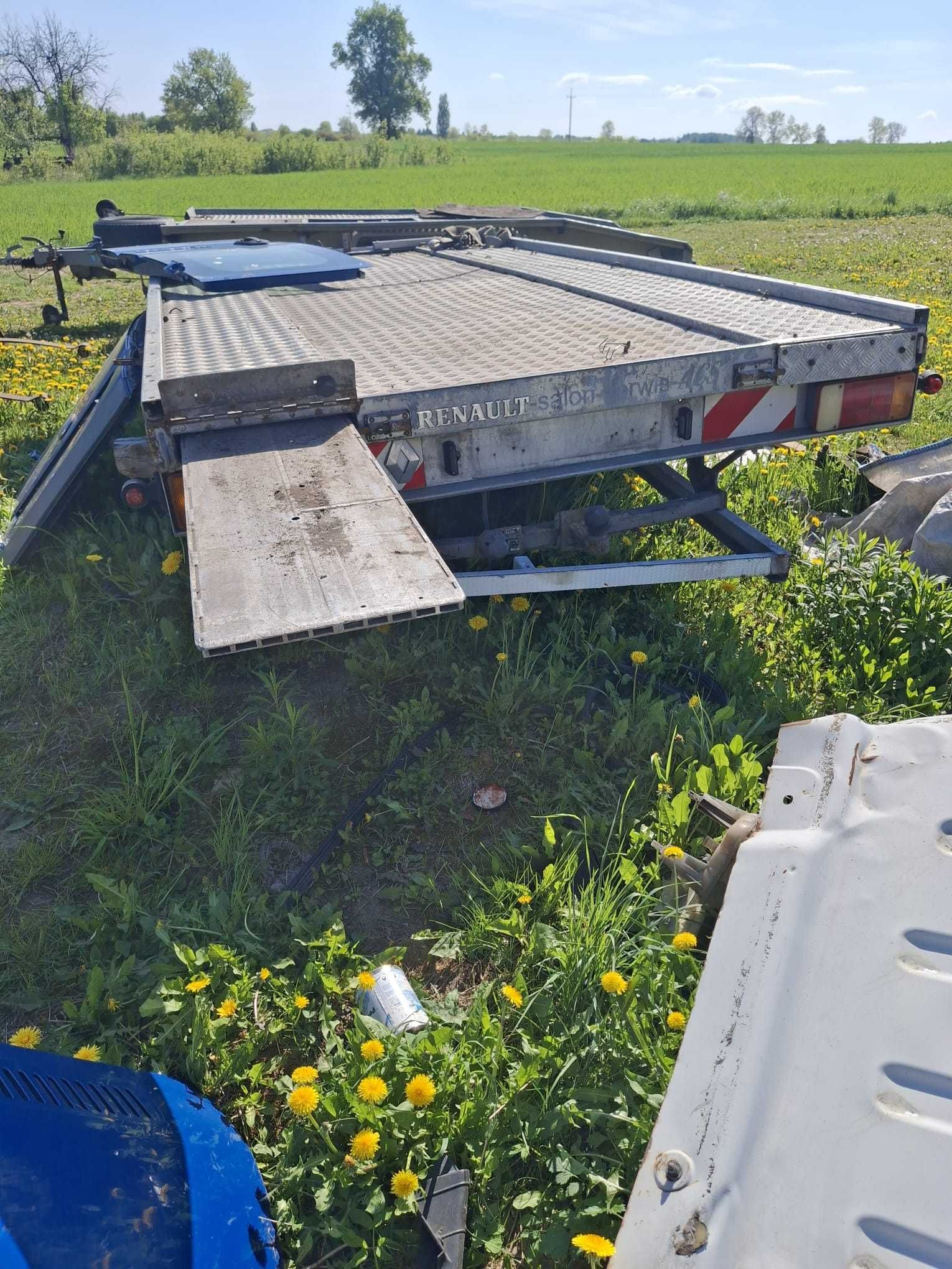 Najazd zabudowa autolawety aluminiowa