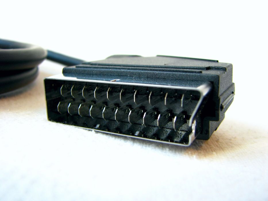 Kabel EURO Scart-Scart 1,5 metra Skymaster NOWY Dekoder Video DVD itp.