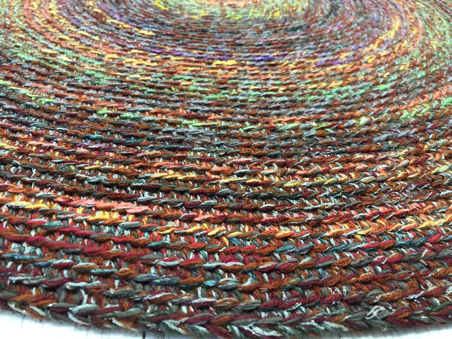 Ковер ручной работы 1 м шерсть.