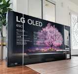 Telewizor Oled  LG 65 C1 folia na ekranie