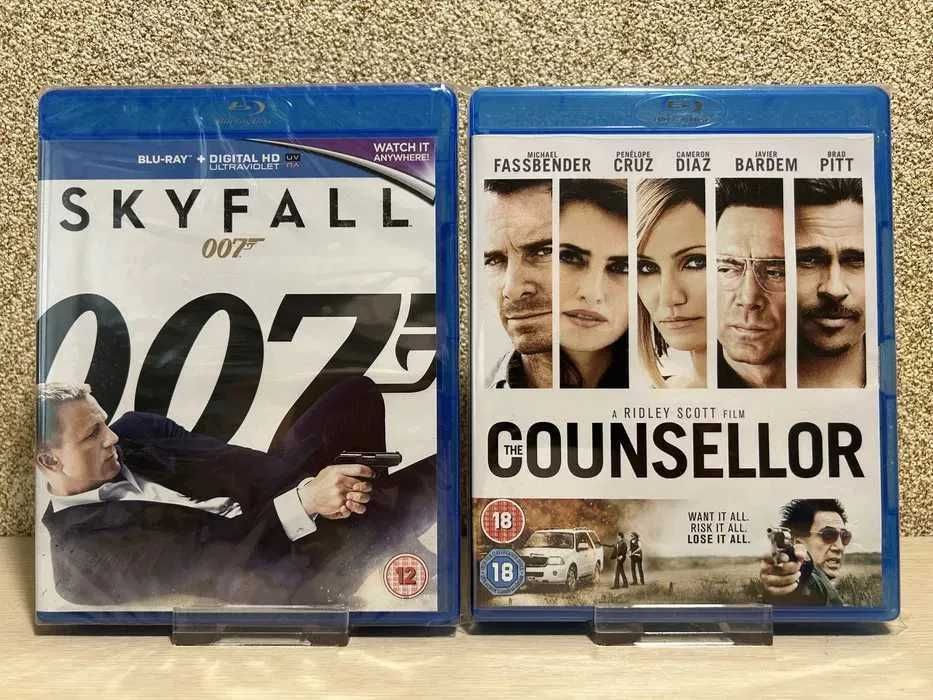 Blu-ray диски Amaray Советник/Заложница/Неуправляемый с переводом.