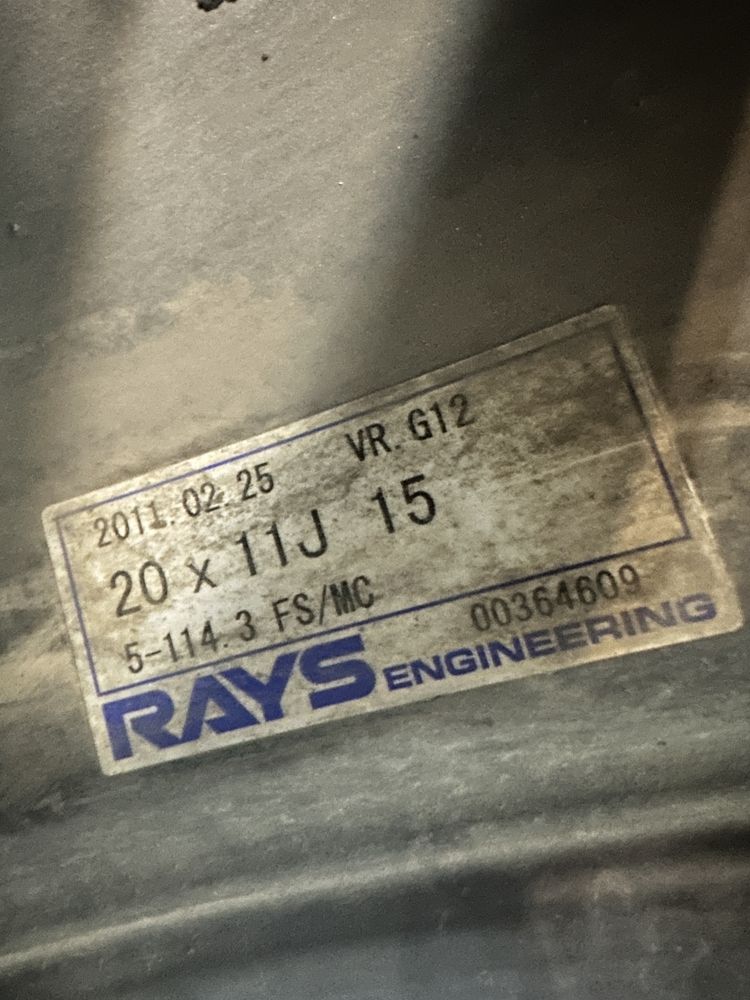 Диски Rays Volk Racing G12