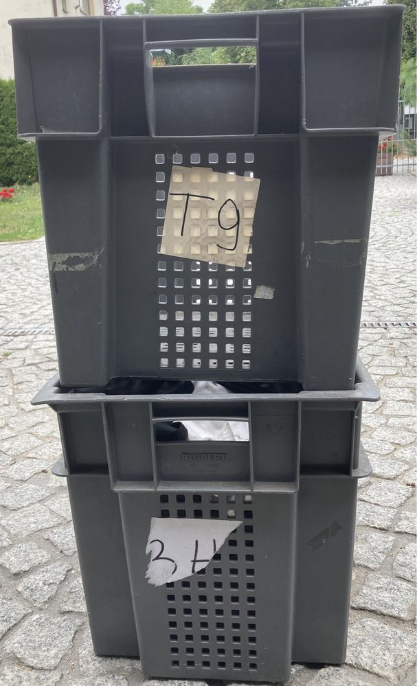 pojemniki (10 szt)  box systemowy (do piętrowania) obrotowy 60x41x40