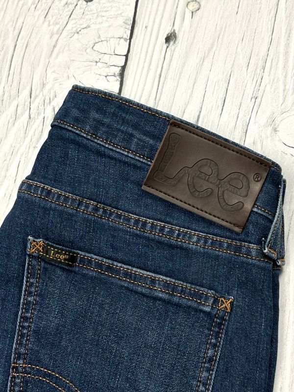 Lee Luke Jeansy Męskie Spodnie Slim Fit Logowane r. W30 L32