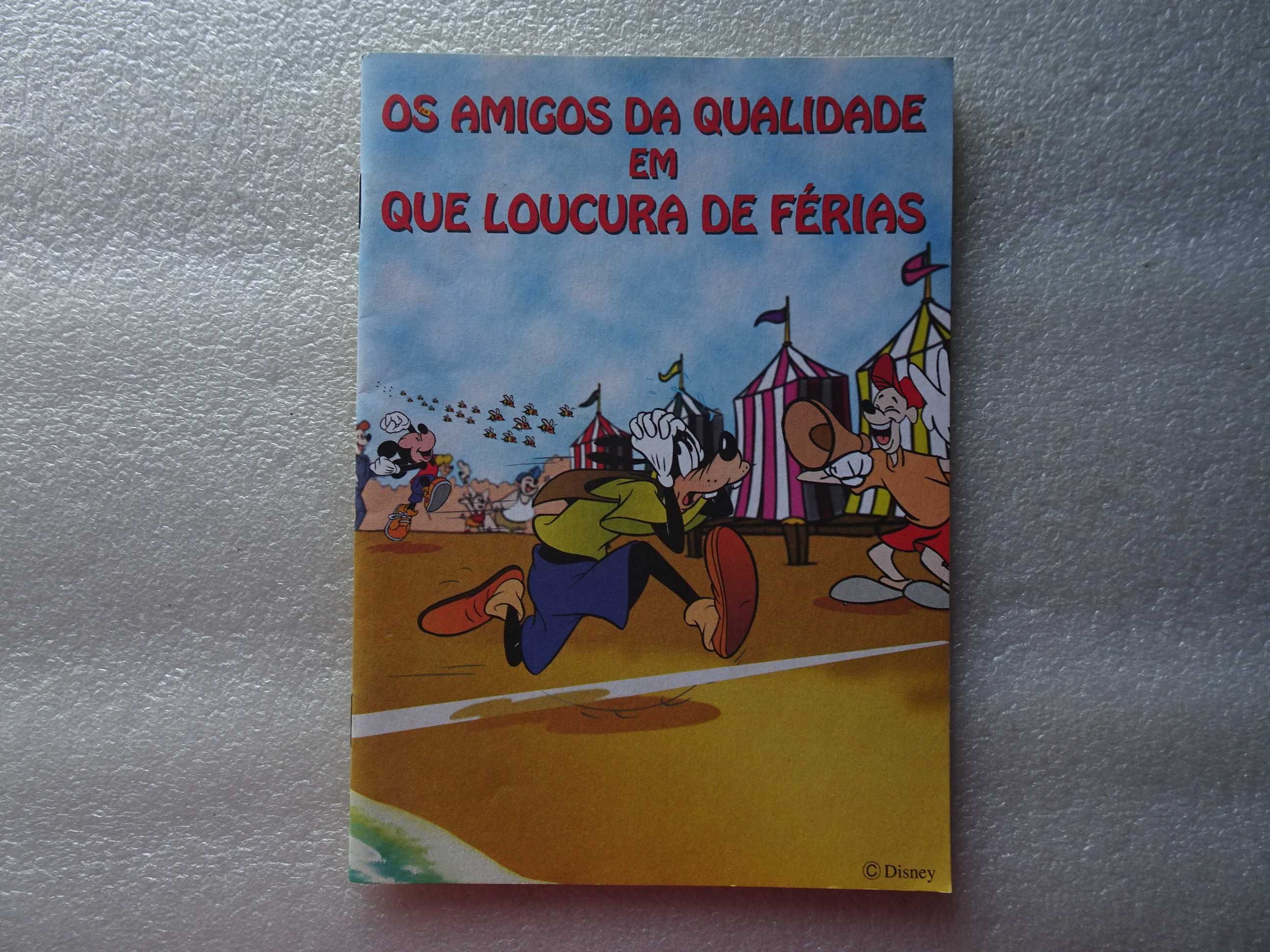 Livro infantil - Os amigos da qualidade em que loucura de férias