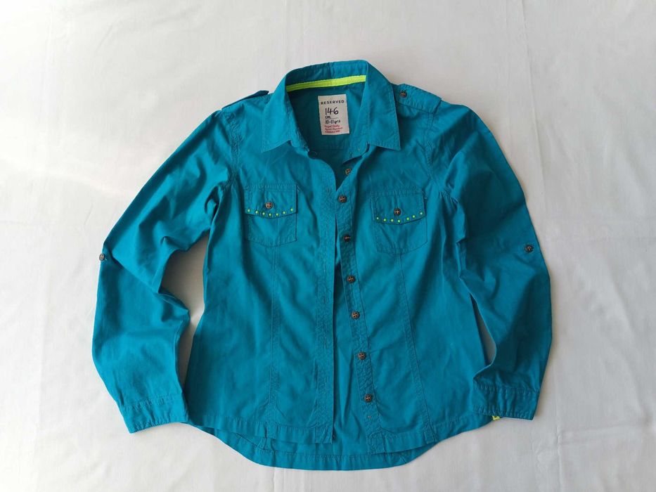 Dziewczęca koszula z długim rękawem RESERVED; 146, 10-11 lat